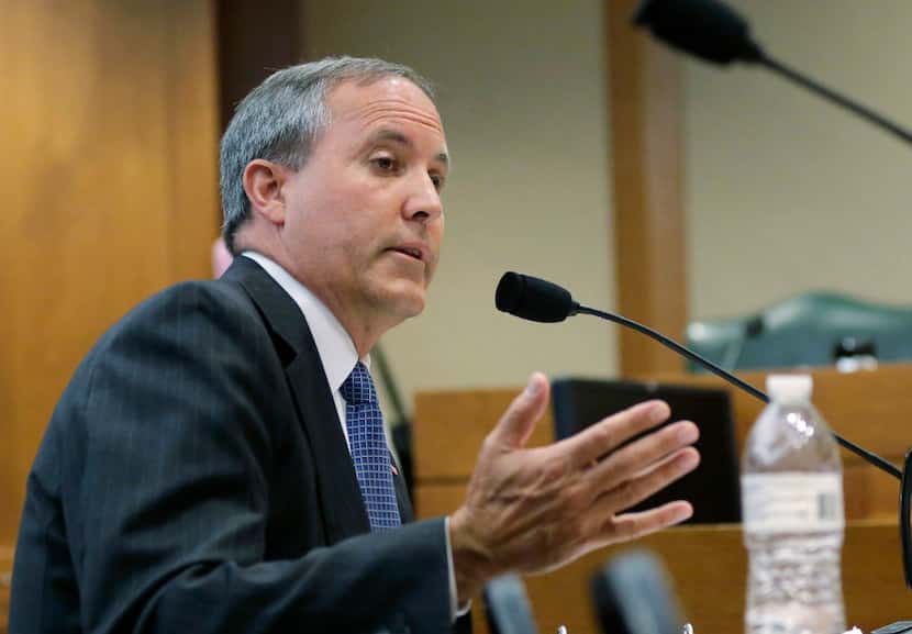 Texas Attorney General Ken Paxton said Texas would not "sit quietly anymore" in the debate...