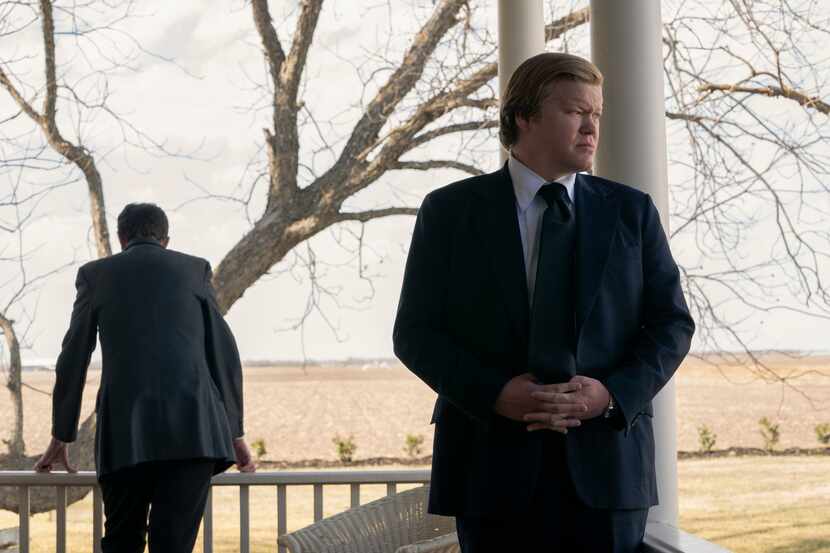 Allan Gore (played by Jesse Plemons) tells the family of his late wife, Betty, that he had...