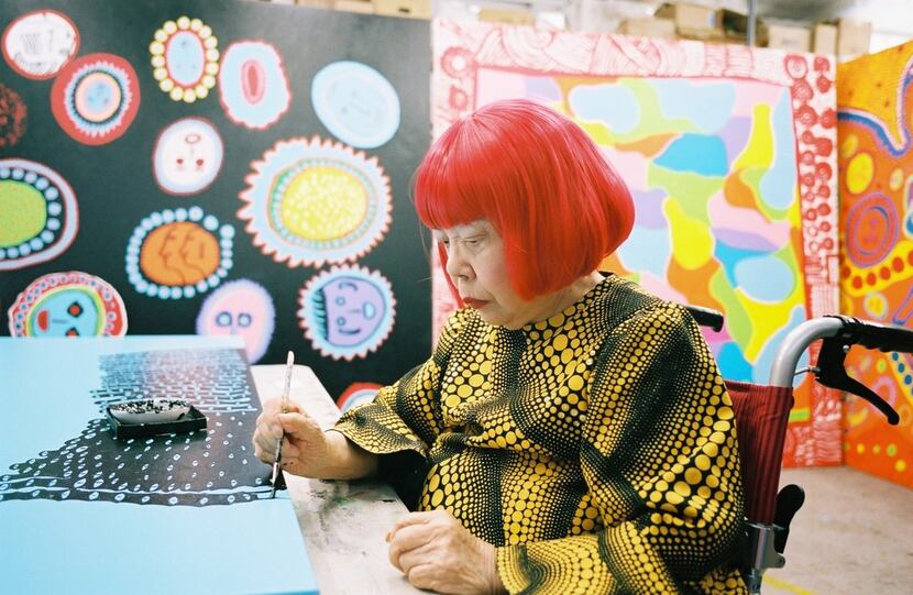 Yayoi Kusama, at a new museum in Tokyo bearing her name, Sept. 26, 2017