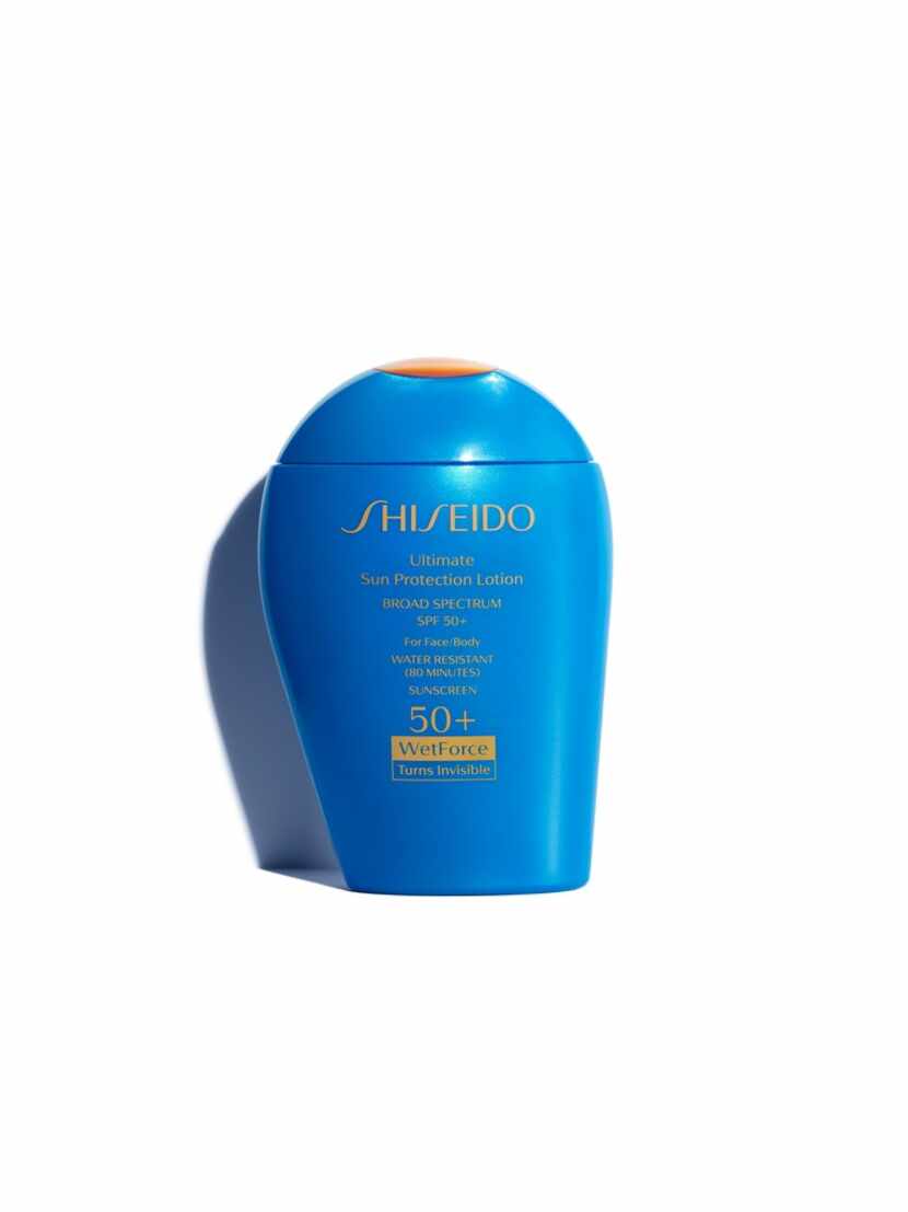 Shiseido Ultimate Sun Protection Lotion WetForce SPF 50+, $40