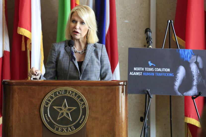 Dallas District Attorney Susan Hawk was one of several speakers taking part in the North...