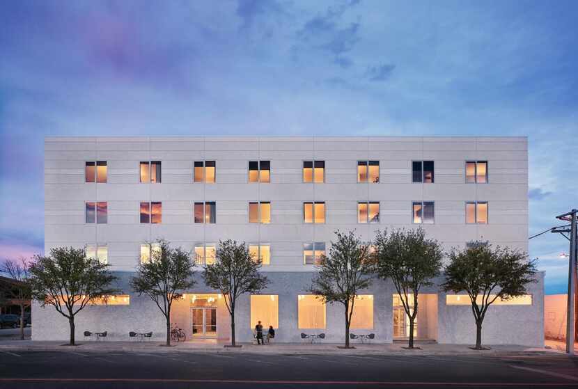 The 55-room Hotel Saint George in Marfa is built on the footprint of an 1880s-era hotel of...