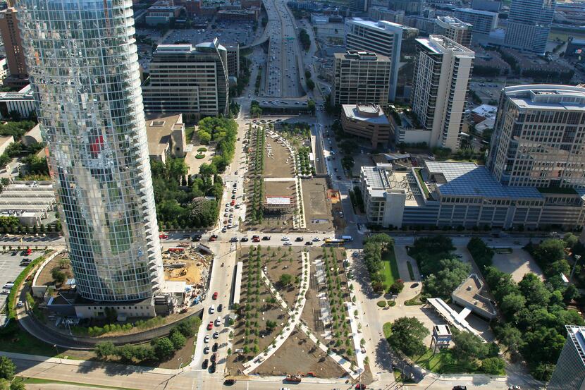 Klyde Warren  Park was planned to unite Uptown and downtown but it hasn't sealed the rift in...