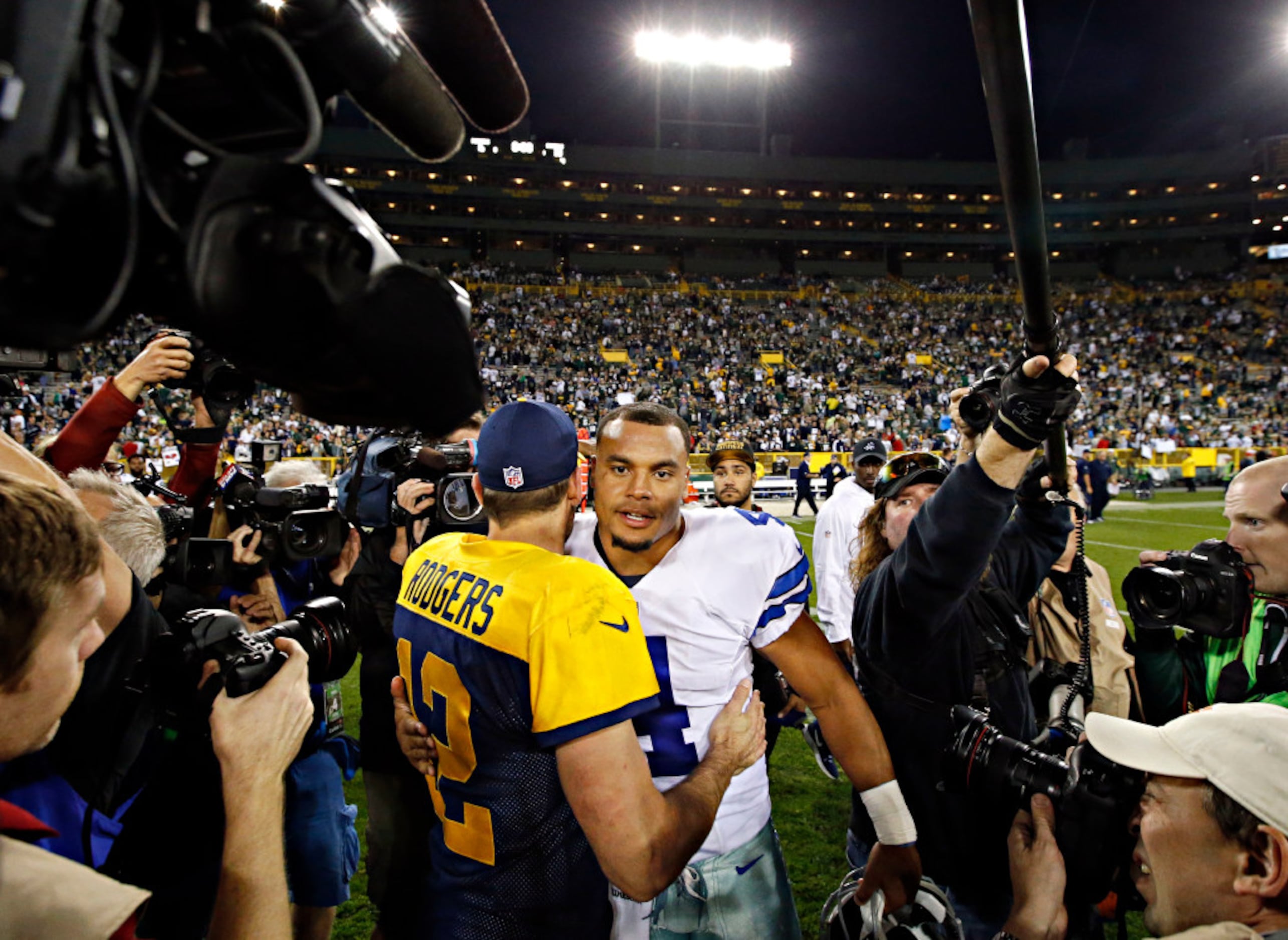 Rams QB Matthew Stafford ranks just behind Dak Prescott, above