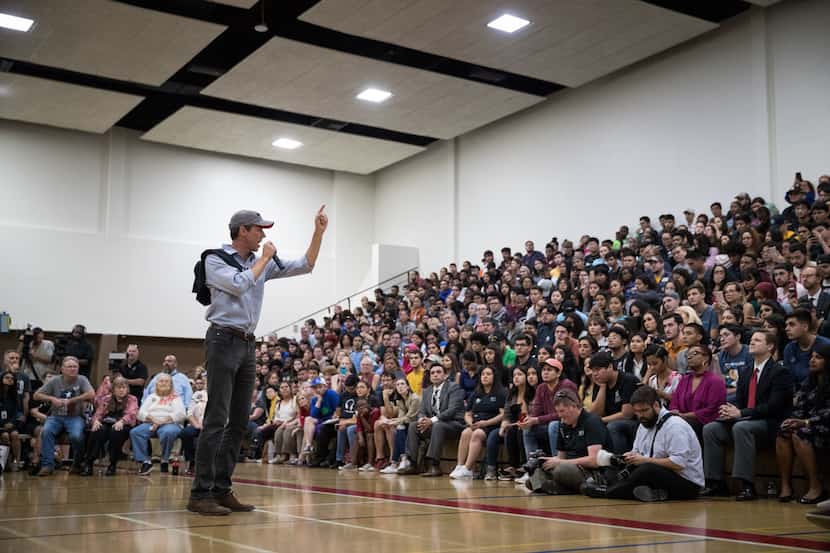 Senate candidate Rep. Beto O'Rourke says his vision for Texas' business community is...