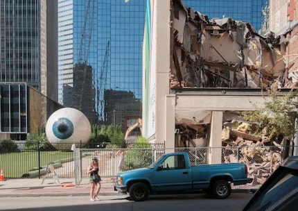 The remains of the Praetorian Building, photographed on Wednesday, Sept. 24, 2014.