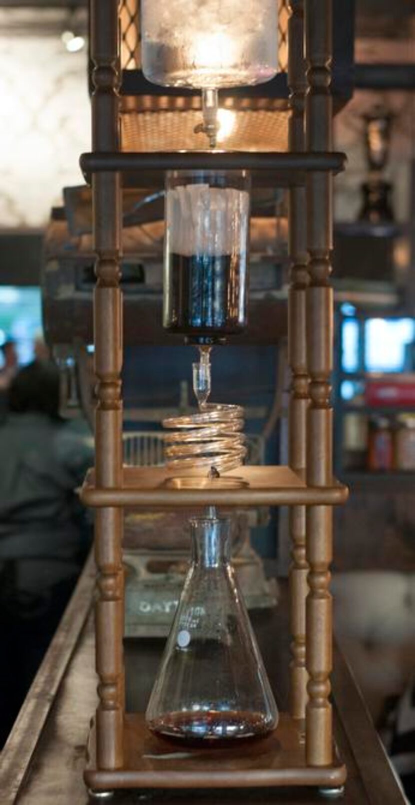 
The drip coffee system at Henry's Majestic on McKinney Ave. Photographed on Friday, Oct....