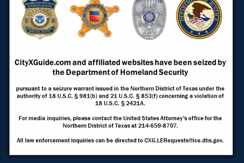Last week the U.S. Attorney's Office shut down CityXGuide.com, a website a federal...