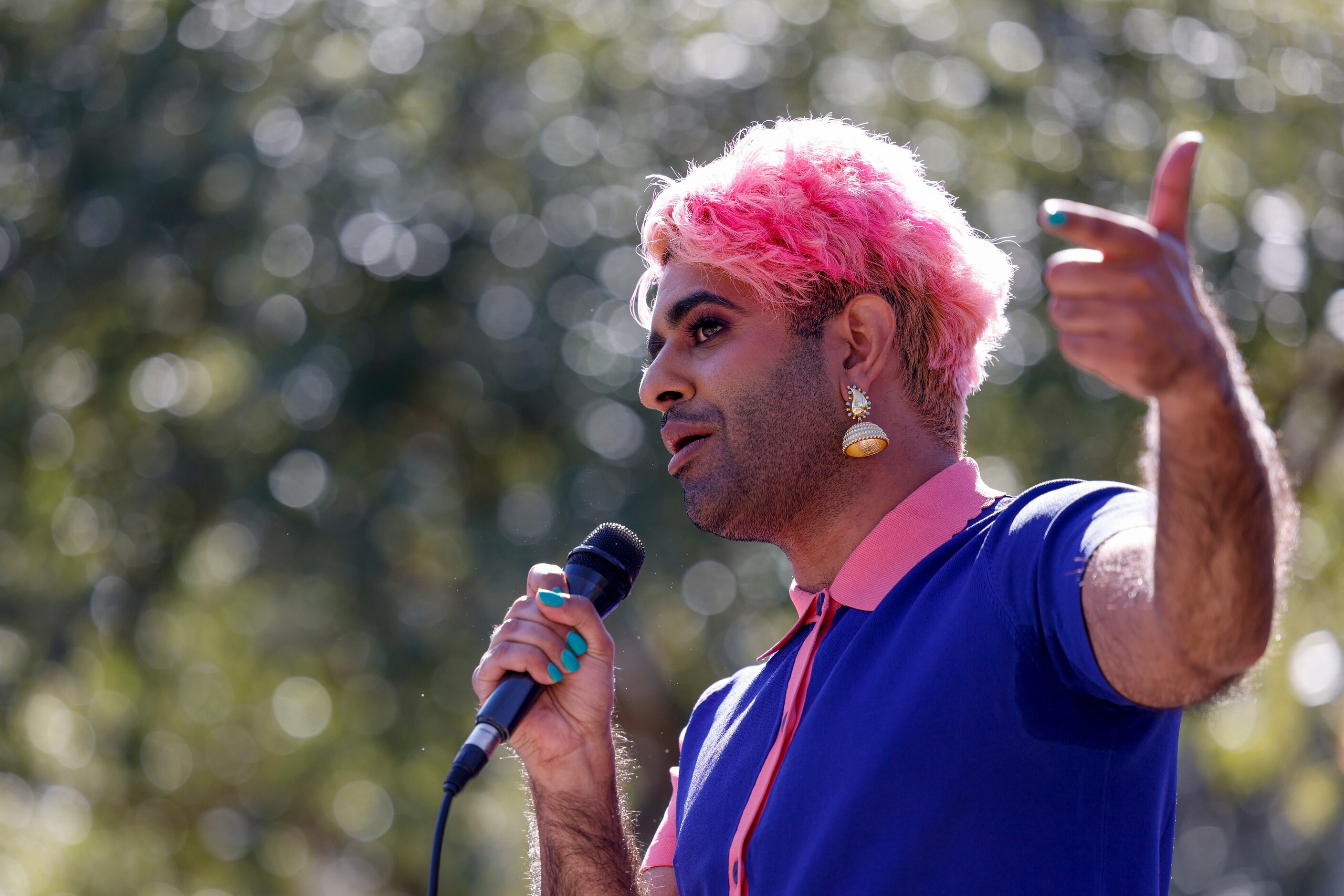 Nonbinary activist Alok Vaid-Menon speaks about their experiences as a transgender person...