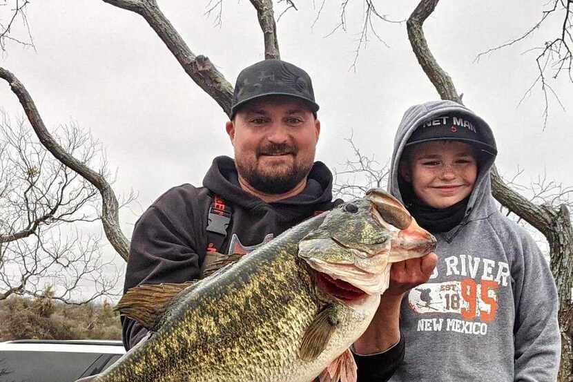 Oklahoma angler Brodey Davis and his 9-year-old son, Stetson, were bass fishing on Feb. 24...