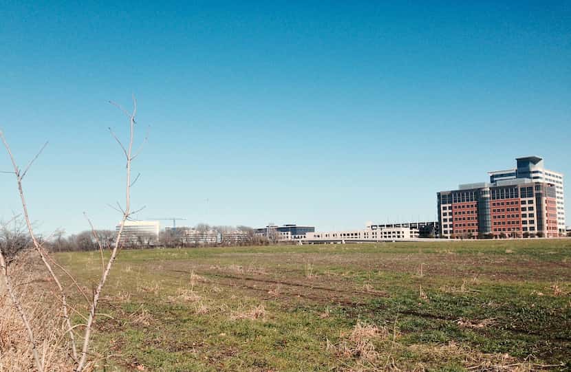 The Legacy West urban village will be constructed on more than 30 acres of vacant land on...
