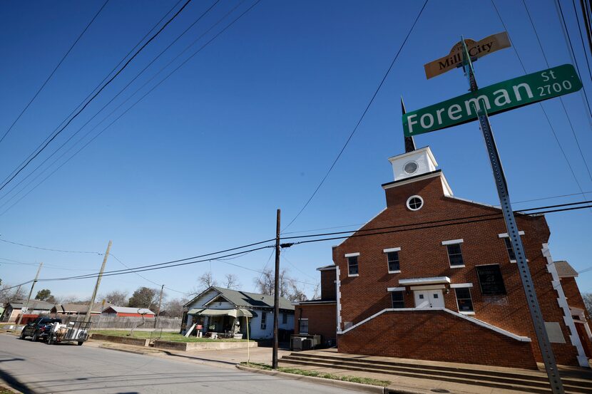 Target Area 1: Community Outreach Baptist Church is seen, Tuesday, Feb. 6, 2024, in Dallas. 