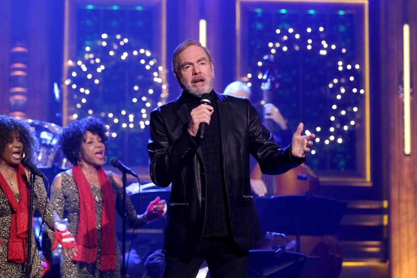 Neil Diamond performed on "The Tonight Show" on Nov. 29, 2016, after performing a medley of...