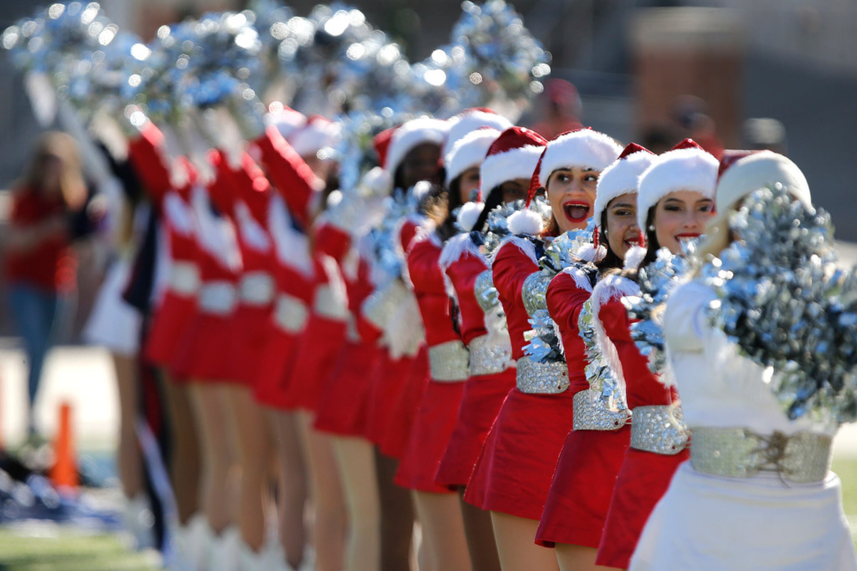Daniela Barbosa was excited to perform with the Denton Ryan Strutters as they performed...