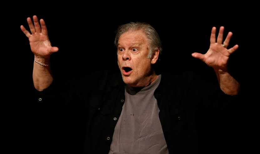  John Davies performs onstage in the "Oh Jesus! or An Actor, A Cynic and a Savior Walk into...