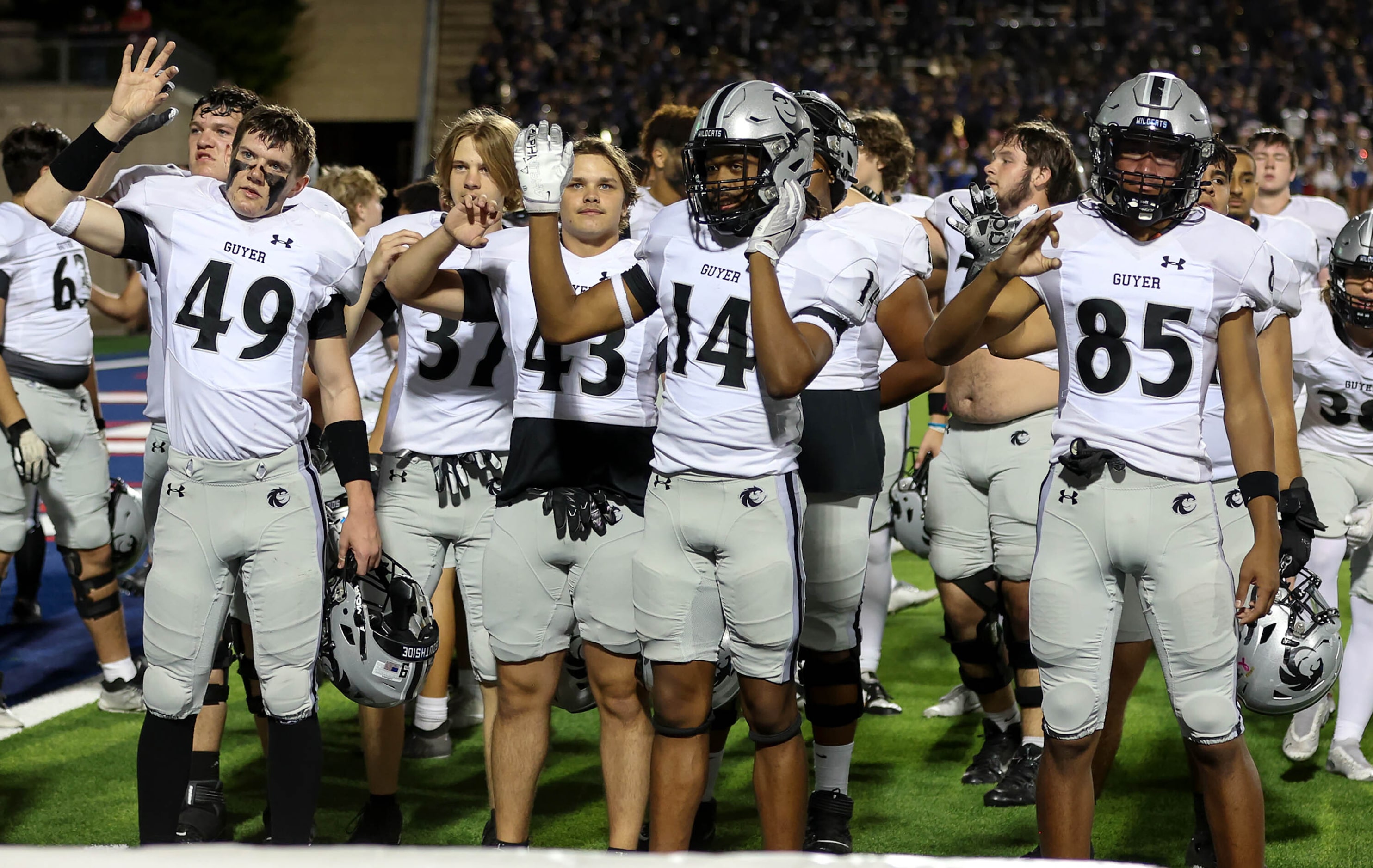 Denton Guyer beat Allen, 24-18 in a District 5-6A high school football game on Friday, Oct...