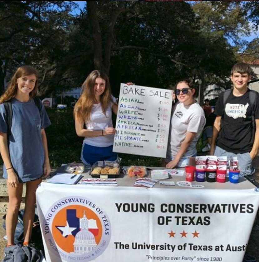 A photo posted on the YCT-UT (Young Conservatives of Texas-The University of Texas at...