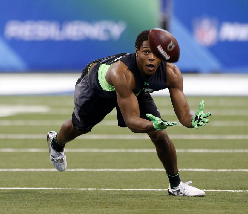 Florida State Seminoles defensive back Jalen Ramsey goes through a workout drill during the...