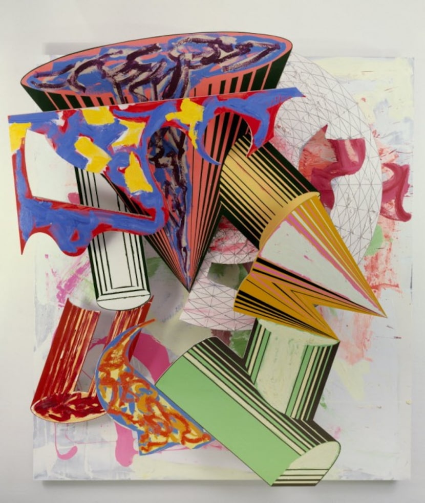  Frank Stella'a 'Gobba zoppa e collotorto,' 1985'