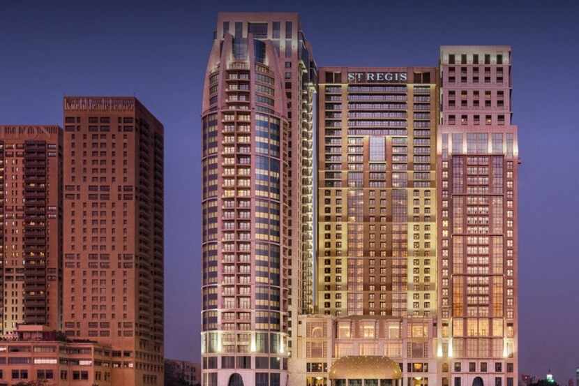 The St. Regis Hotel in Cairo, Egypt, is one of Michael Graves Architecture's recent projects.