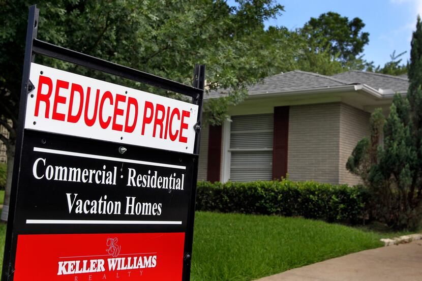 Dallas-area home prices were up by just 2.1% from a year ago in May, according to CoreLogic.