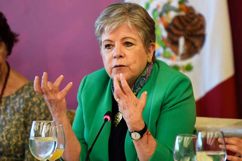 Mexico’s Foreign Relations Secretary Alicia Bárcena blasted a bill Wednesday, November, 15,...