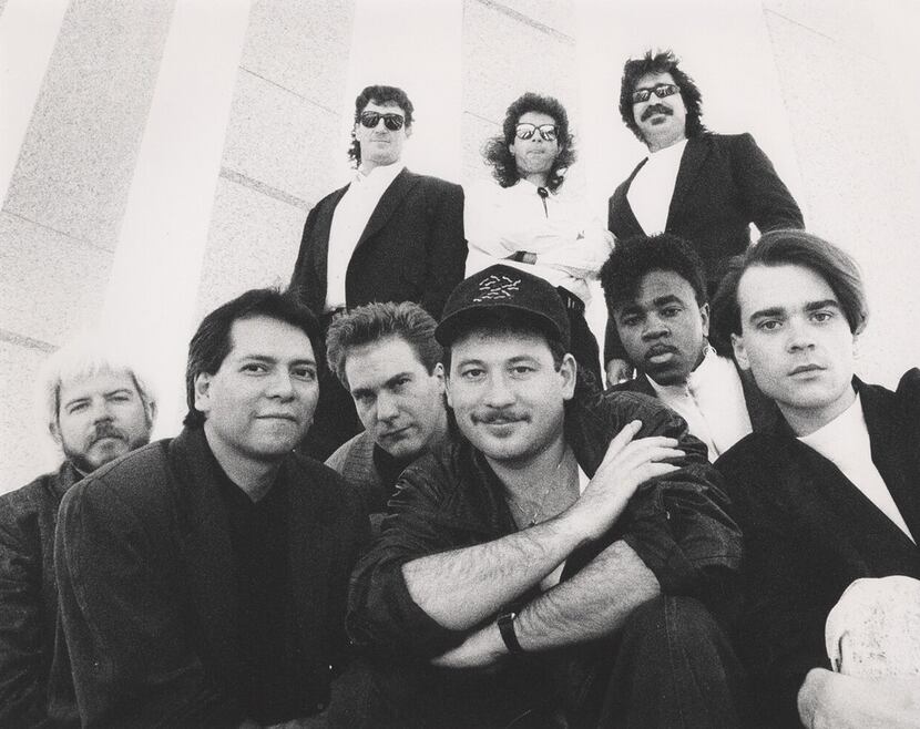 Emerald City Band members in 1988.