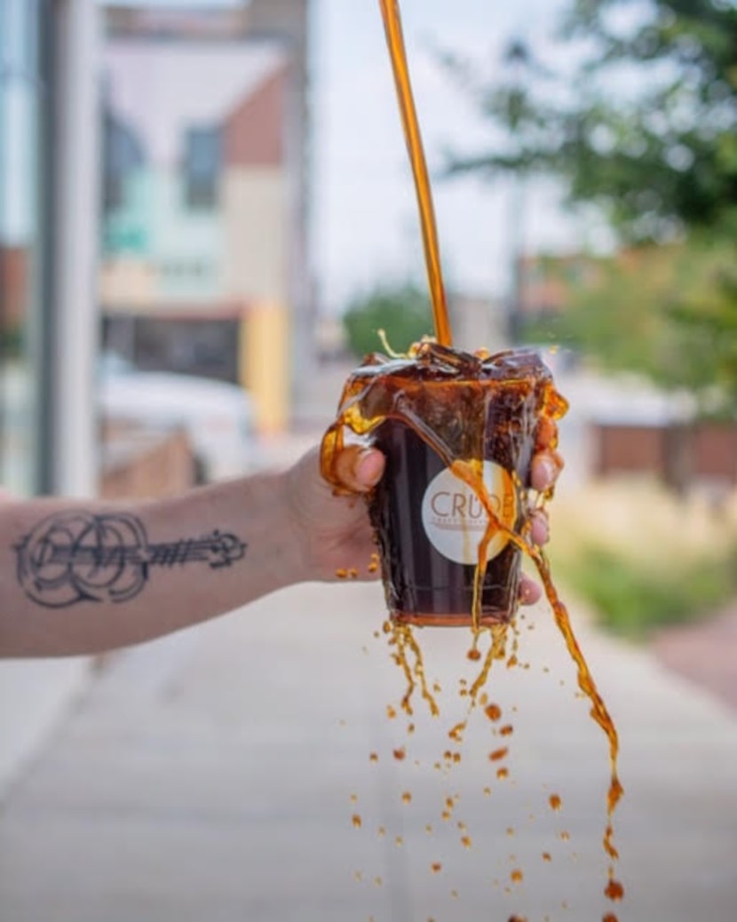 Crude Craft Coffee Bar in Fort Worth serves Cultivar Coffee.