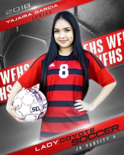 Yajaira Garcia played on the junior varsity soccer team for three years. (Wichita Falls High...