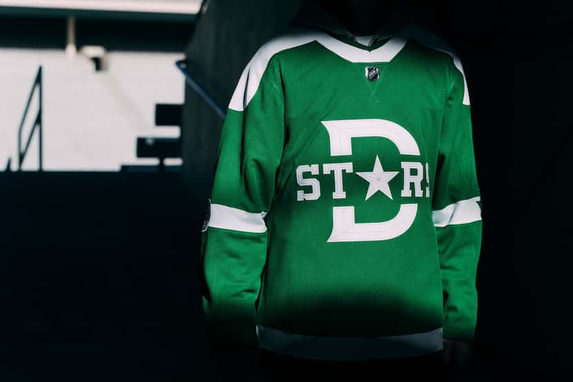 The Dallas Stars will wear this jersey during the Winter Classic on Jan. 1 against the...