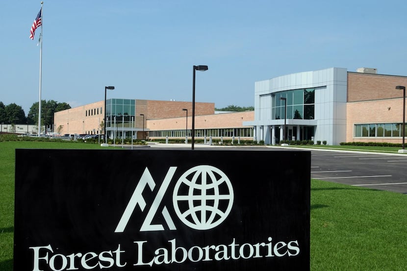 FILE - The Commack, N.Y., branch of Forest Laboratories, a Manhattan-based pharmaceutical...