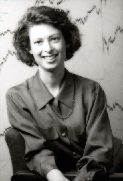 Abby Johnson as a Fidelity investment professional early in her career in the 1990s.