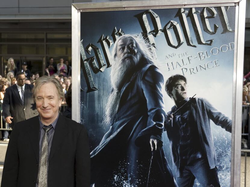In a file picture taken on July 9, 2009 British actor Alan Rickman arrives at the New York...