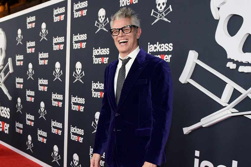 HOLLYWOOD, CALIFORNIA - FEBRUARY 01: Johnny Knoxville attends the U.S. premiere of "jackass...