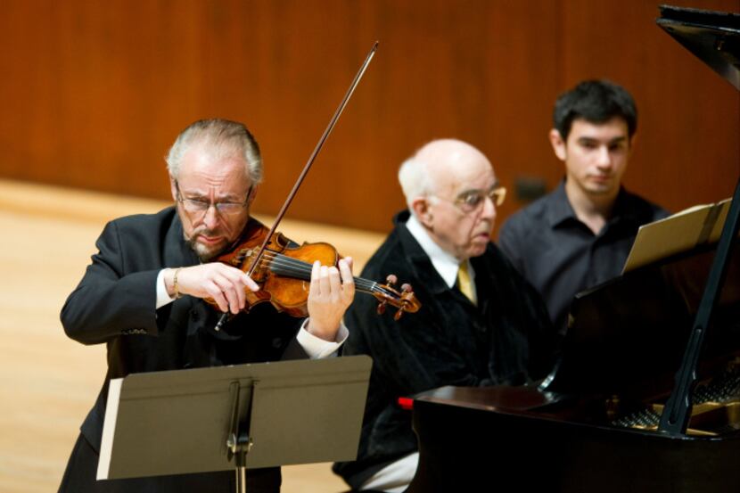 Emanuel Borok, violin, and Yehudi Wyner, piano, perform "Dances of Atonement" by Wyner...