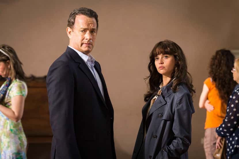 Tom Hanks and Felicity Jones in Columbia Pictures' 'Inferno' 