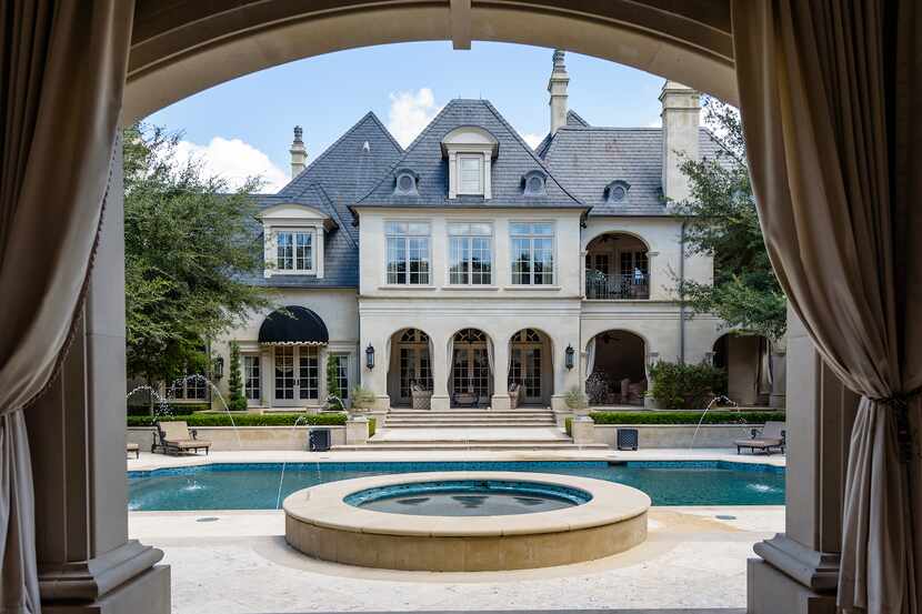 The 10-bedroom home at 10711 Strait Lane in North Dallas has 37,000 square feet.