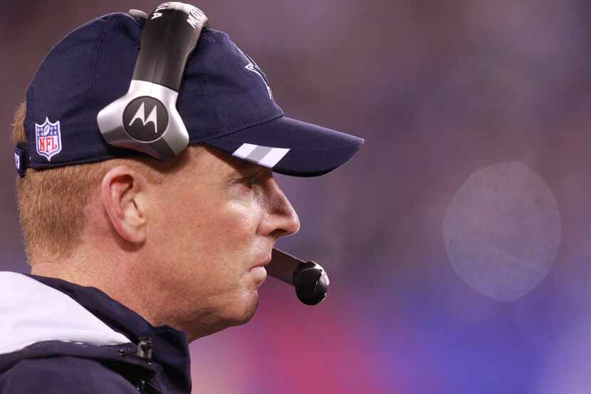 Dallas Cowboys head coach Jason Garrett during third quarter of their NFL Football game...