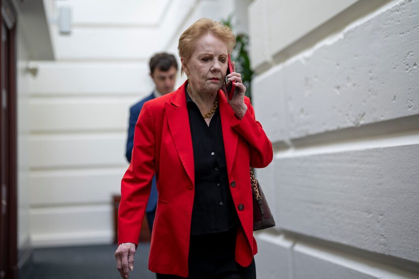 House Appropriations Committee Chair Kay Granger, R-Texas, arrives as House Republicans meet...