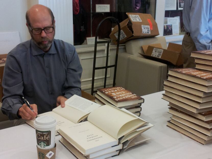Actor-author Stephen Tobolowsky signs his book "The Dangerous Animals Club" at Southern...