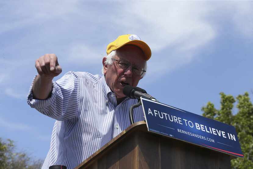 Sen. Bernie Sanders campaigns at Solano Community College in Fairfield, Calif. California...