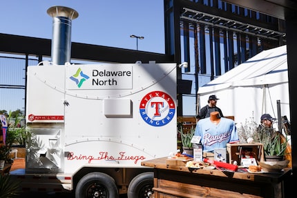 Barbecue fans might like to get their eyes on the Texas Rangers' new M&M smoker, custom made...