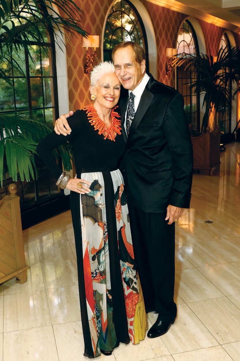 
Don Daseke and his wife, Barbara, posed at an auction gala.


