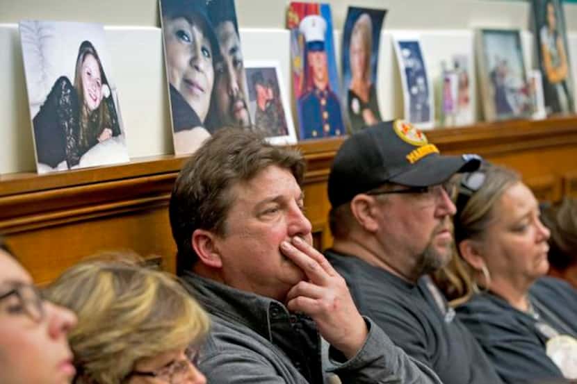 Family members whose loved ones died in defective General Motors vehicles listened Tuesday...