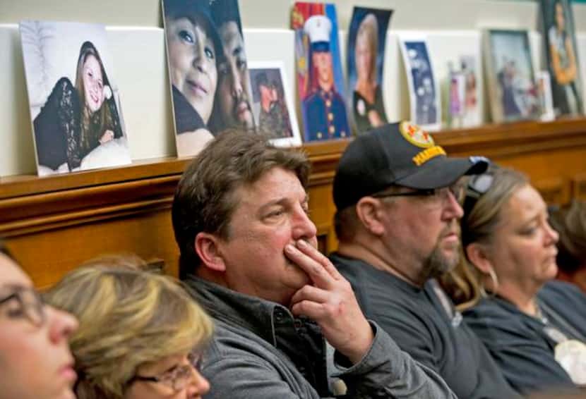 Family members whose loved ones died in defective General Motors vehicles listened Tuesday...