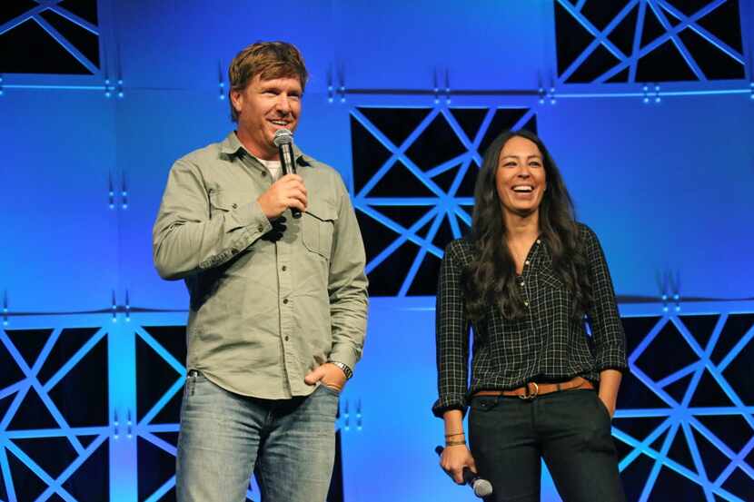 Chip and Joanna Gaines of Magnolia Homes and HGTVâs Fixer Upper show are photographed...