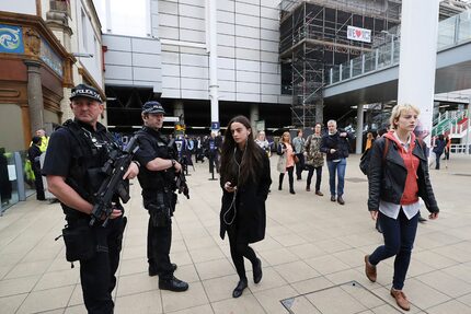 A suicide bombing outside the arena at the end of an Ariana Grande concert last week in...