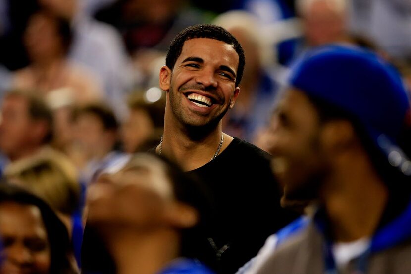 ARLINGTON, TX - APRIL 05: Drake attends the NCAA Men's Final Four Semifinal between the...