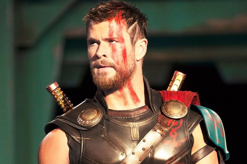 Chris Hemsworth shows off chopped hair - and comedy chops - in "Thor: Ragnarok," according...