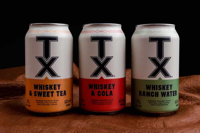 Fort Worth's TX Whiskey launches line of whiskey-based canned cocktails.